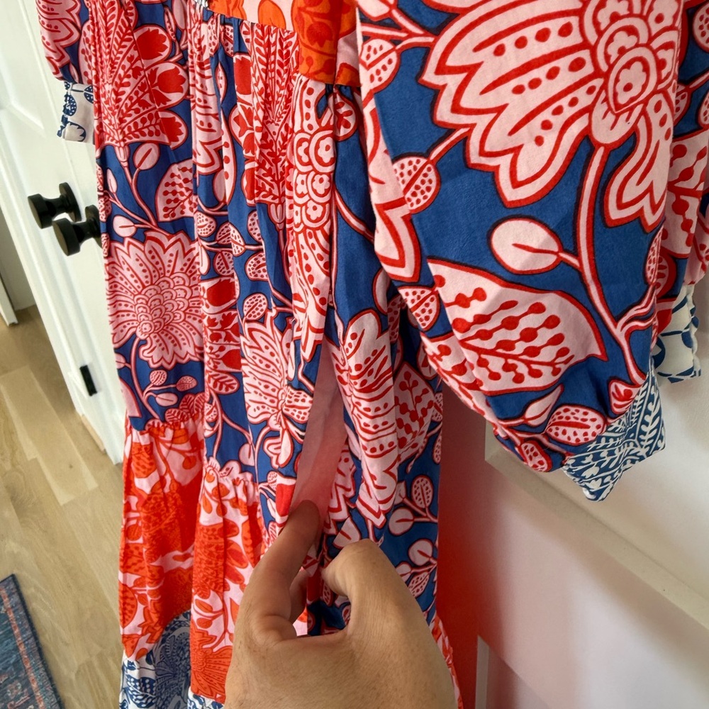 Boden Vibrant Long Sleeve Floral Maxi Dress - Picture 9 of 11